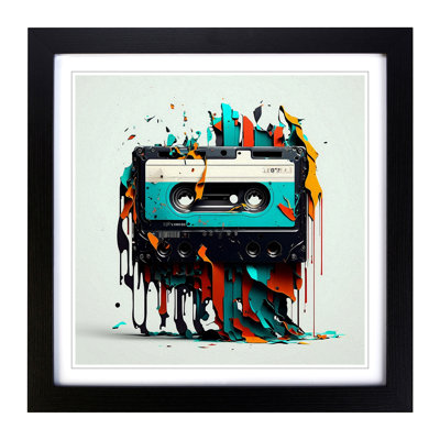Cassette Tape - Framed Print