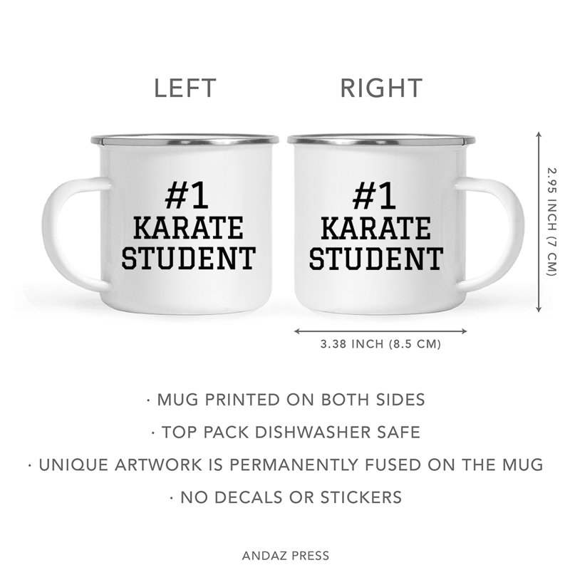 Tasse de camping café, Étudiant de karaté