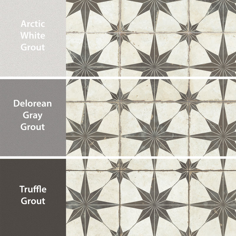 Kings Star Supernova 17-3/4 In. X 17-3/4 In. Porcelain Floor And Wall Tile