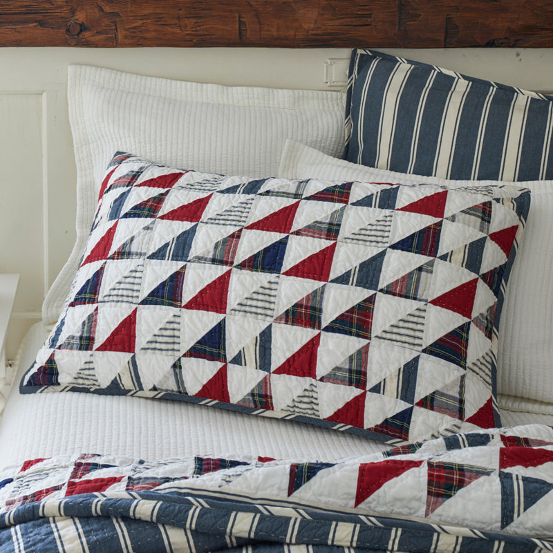 Nantucket Patchwork Cotton Sham, King
