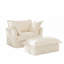 Fauteuil rembourré avec housse avec repose-pieds-1736839787