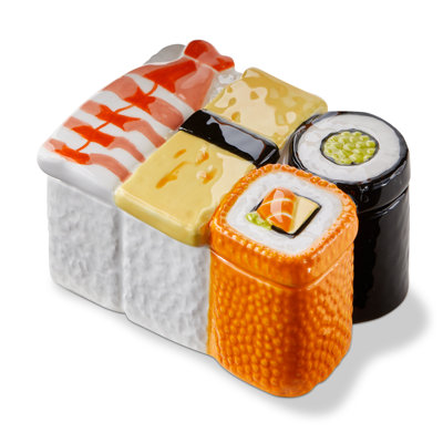 Sushi Lidded Trinket Box Multi Earthenware Everyday