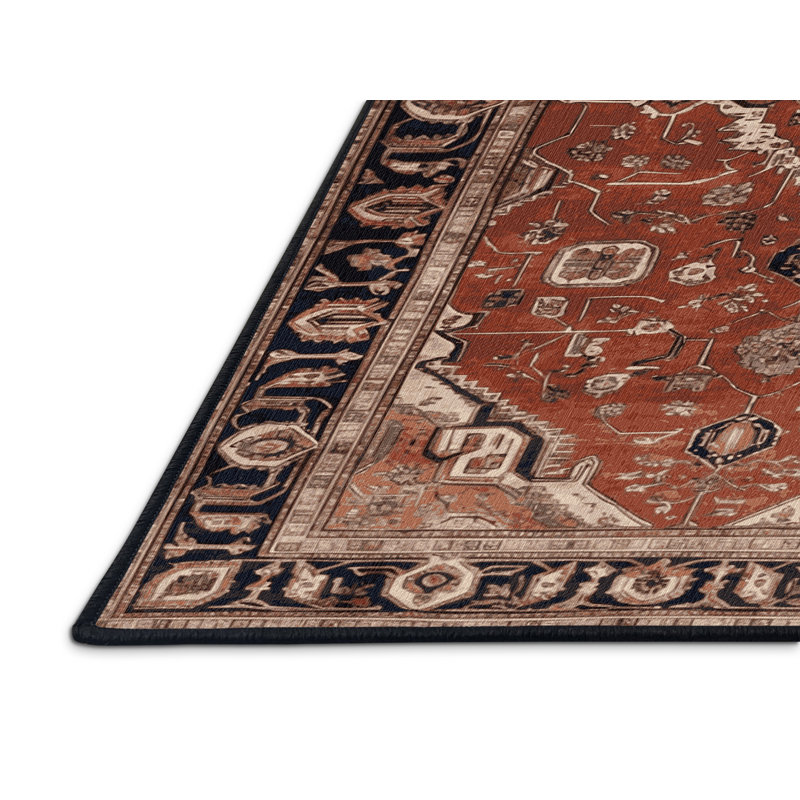 Tapis brun lavable à la machine, Tapis de couloir 2 pi x 4 pi