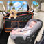 Siège d'auto pour chien, rallonge de siège arrière pour chiens, hamac rigide pour animaux de compagnie, taille moyenne, orange-134909479-134909481