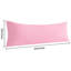 Taie d'oreiller pour le corps en microfibre, ensemble de taies d'oreiller douces avec fermeture portefeuille, 137 cm L × 51 cm H-115673940
