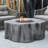 Manchester Outdoor Classic Concrete Fire Table 45,000 BTU - Includes Lava Rocks & PVC Cover-80411721-49259713