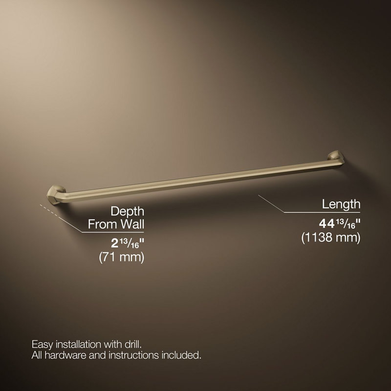 Occasion Grab Bar, Vibrant Brushed Bronze, 42"