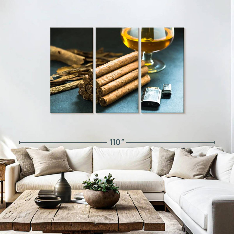Pile Of Cigars, 48" H x 74" W