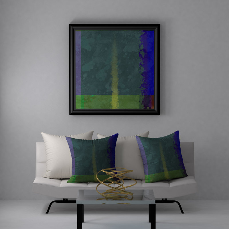 Fab Abstract Reversible Throw Pillow, 20" H x 20" W