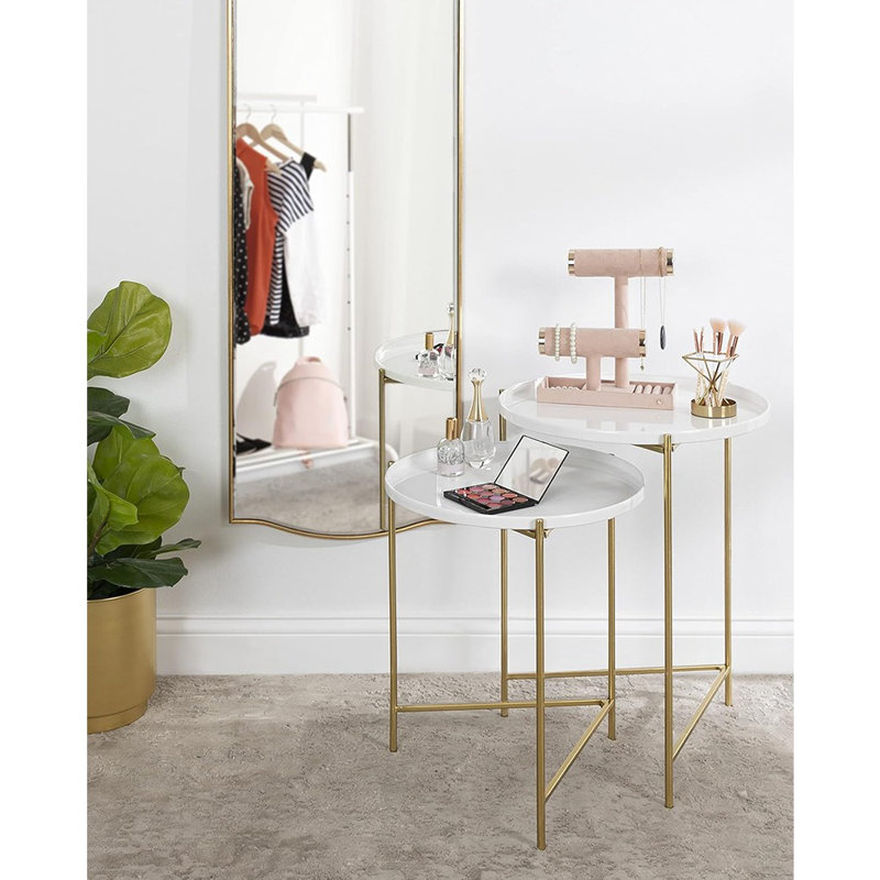 Ensemble de 2 tables d'appoint Modern Modern