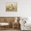 «Brown Bunny in Flower Meadow», estampe numérique par Petal Prints Design