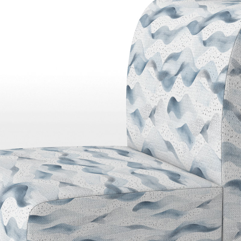 Fauteuil de chambre Dots, Pantoufle sans accoudoirs