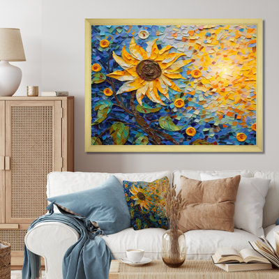 " Blossoming Sunflower In Full Summer "