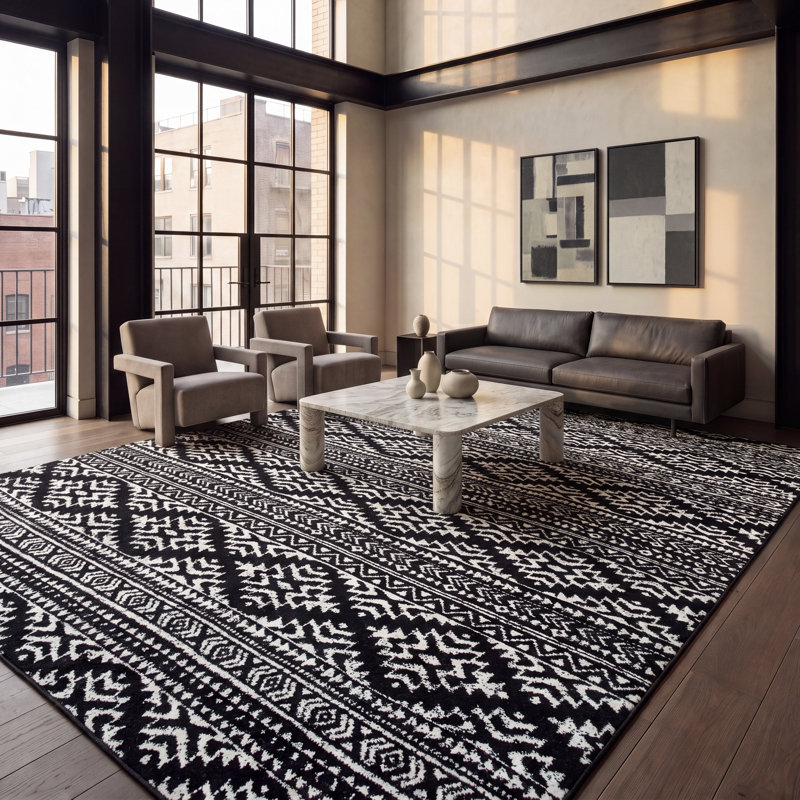 Cobos Performance Geometric Rug, Rectangle 10' x 13'