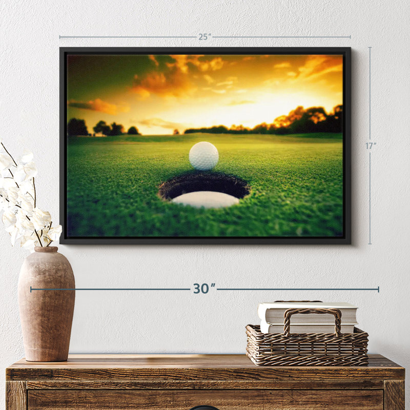 " Golf Ball ", 25" H x 17" W