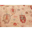 Grand tapis Oushak turc antique ivoire