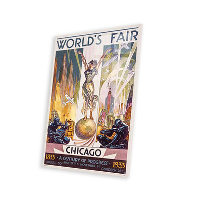 «Chicago World's Fair, 1933» par Glen C. Sheffer - impression sans cadre