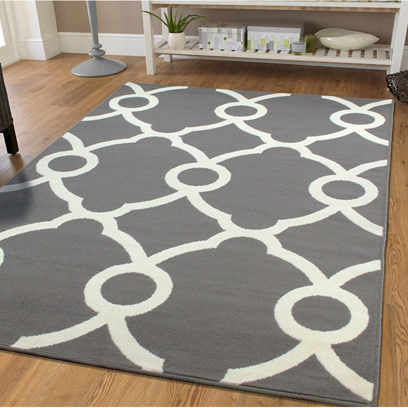 Geometric Indoor / Outdoor Rug, Runner 2' x 8'