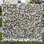 Système mural professionnel 8 pi x 8 pi à fleurs artificielles avec cadre en aluminium robuste, conception modulaire à 2 panneaux pour les événements corporatifs, les mariages, les salles de réunion et les entreprises de location (blanc)