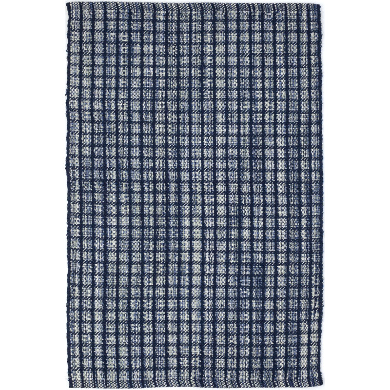 Tapis intérieur / extérieur bleu Coco, Rectangle 5 pi x 8 pi