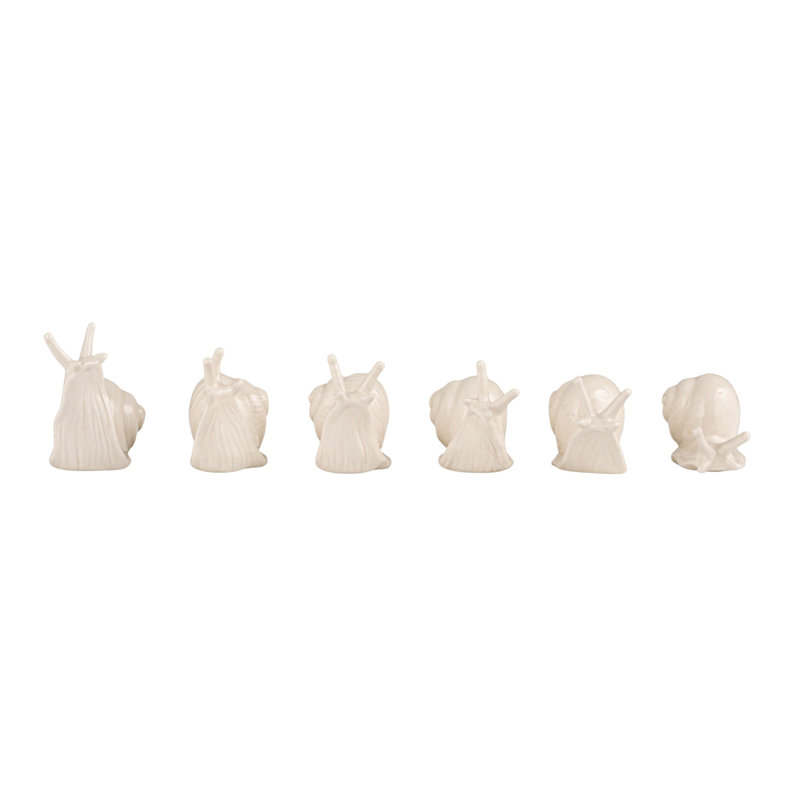 Ensemble de 6 figurines Scullion Lundon, Escargots