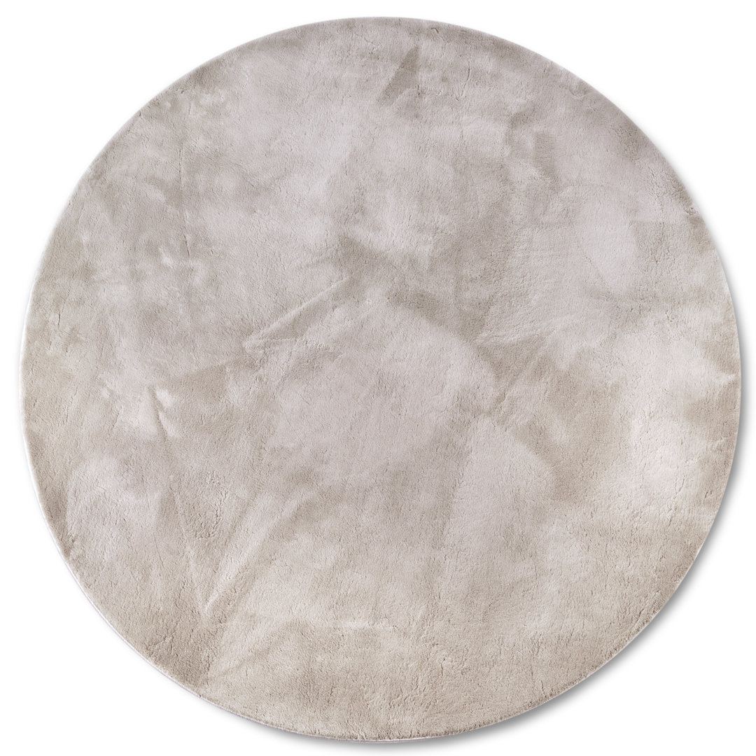 , Light grey Leon high pile rug