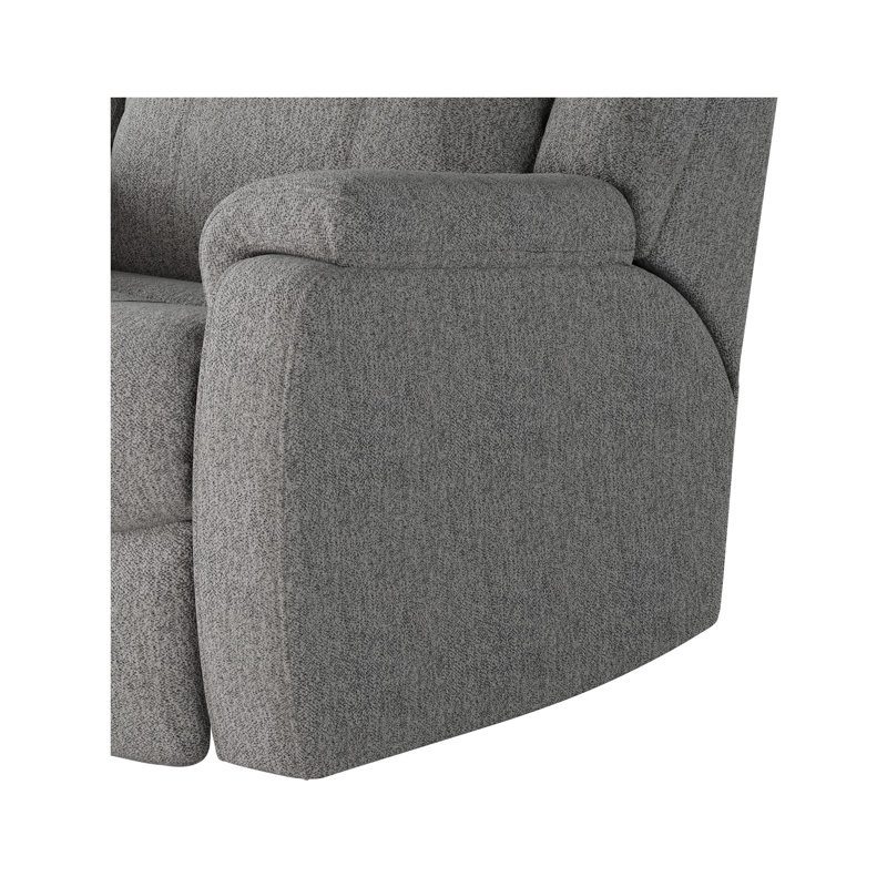 Hercules Dual Power Wall Recliner, Gray Jacquard
