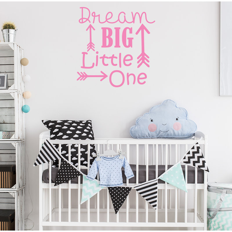Décalcomanie murale big little rêve Baumeister, Rose tendre