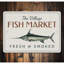 Enseigne de marché de poisson Village-58196498