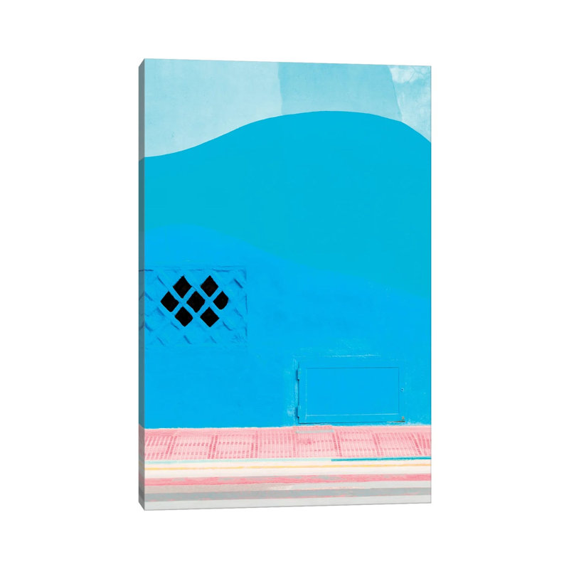 Abstract Summer 1 Piece Wrapped Canvas Painting, 20.32 cm H x 30.48 cm W