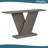 V-Base Console Table with Spacious Top, 220 lbs Capacity-612572527