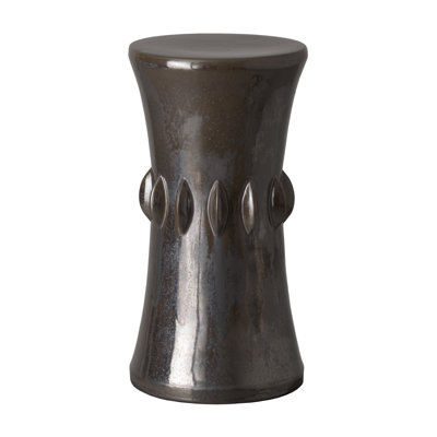 Jewel 18"H Stand Handcrafted Ceramic Garden Stool
