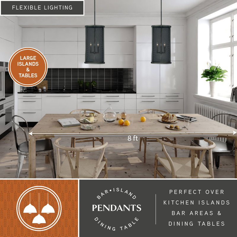 Luminaire suspendu pour lanternes 3 lumières Digirolamo