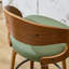 Tabourets de bar pivotants de 30 po en similicuir Kovacs, tabourets de bar en bois avec repose-pieds-132490815-132490816