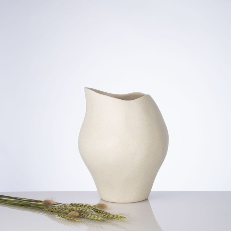Mosco white Handmade Ceramice Vase