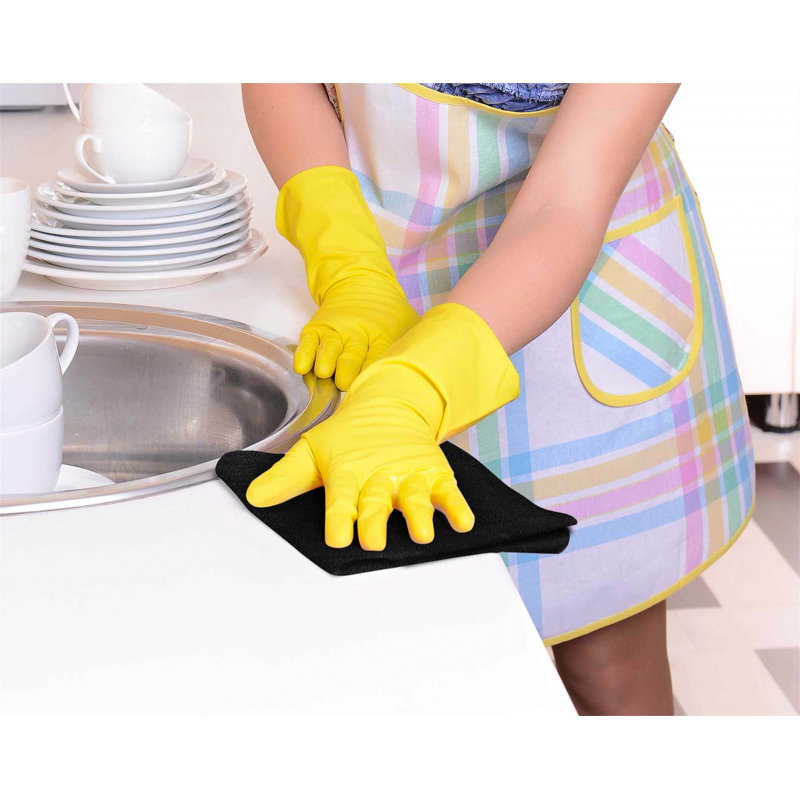 100% Cotton Fingertip Towel, Black