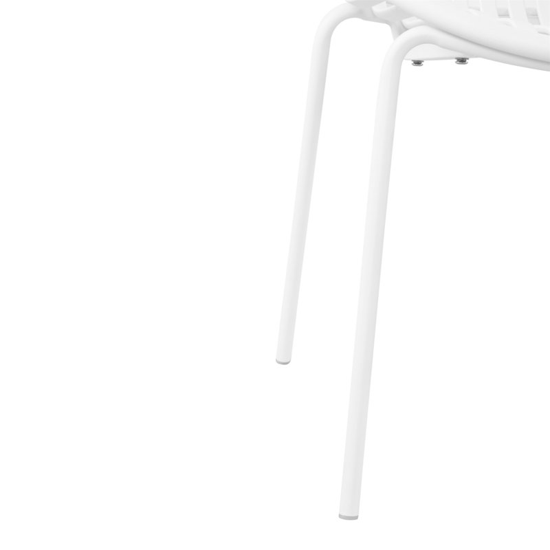 Chaises de salle à manger de patio, Blanc