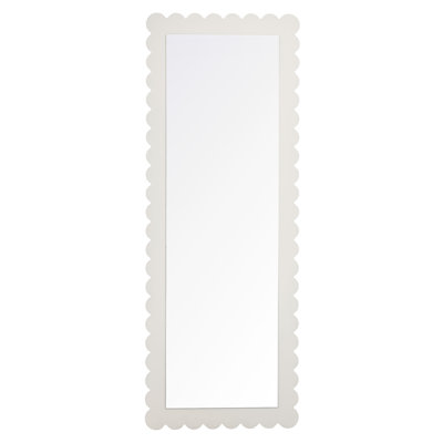 Emmeline Scalloped Rectangle Wall Mirror