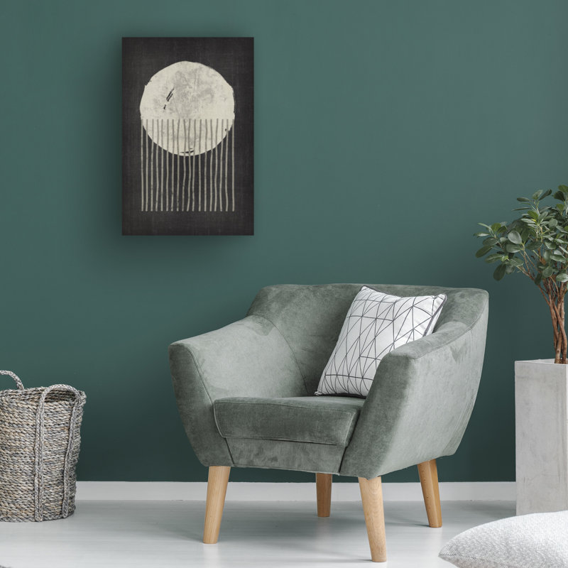 Œuvre sur toile méduse, H 19 po x l 12 po