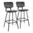 Holleran Upholstered Counter Stool with Metal Frame-991830070