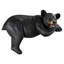 Statue d'ours noir Lemont the Lovable Lounger