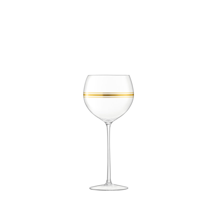 Deco Glass Wine Glass