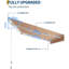 12' x 10' Manual Retractable Awning, Waterproof Patio Sun Shade with Aluminum Frame, 280 GSM Polyester Fabric, Adjustable Crank for Deck, Porch, or Balcony-125088861-125088860