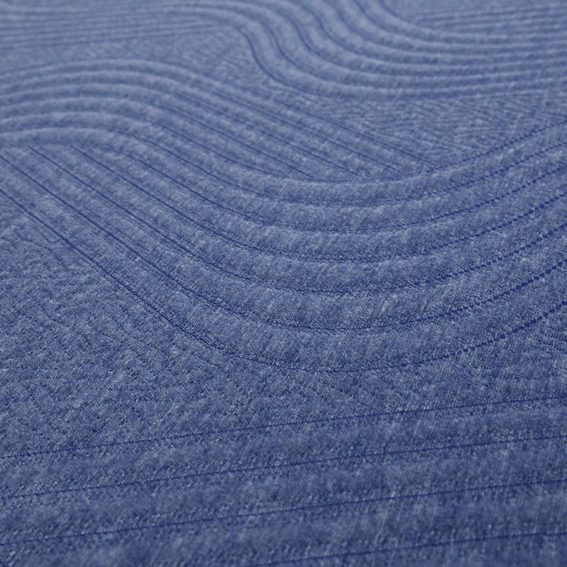 Très grand matelas en mousse bleue très grand, très doux, mémoire D2,5, matelas 12 po, bleu, housse souple,