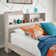 Malle Queen Bookcase Platform Bed with USBs