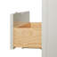 Base de meuble-lavabo double 72 po en bois massif seulement, armoire de base sans plateau en blanc chaud-115860335