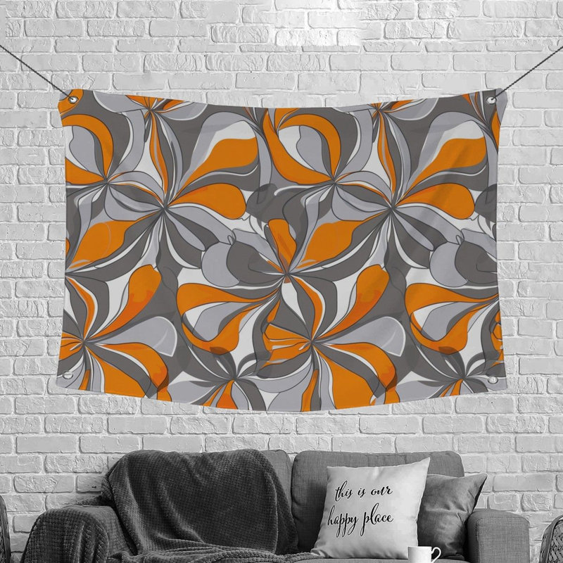 Tapisserie florale - Art mural_12483, H 50 po x l 60 po