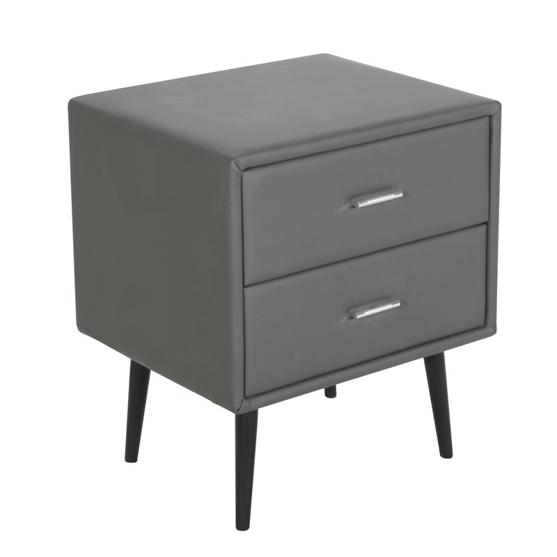 Jody 48cm W Bedside Table, Grey