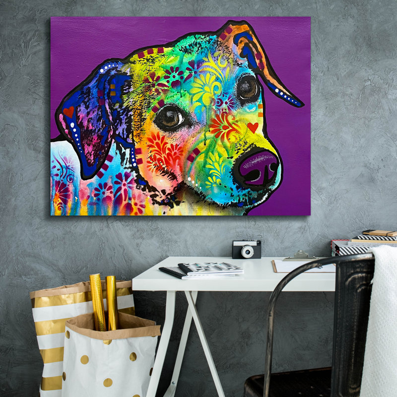 'Peanut' by Dean Russo Canvas Wall Art, 26" H x 34" W x 1.5" D