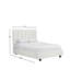 Lit plateforme tapissier capitonné avec rangement Woolf-22805298-22805308